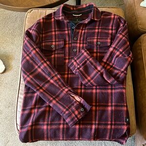 The Roark Revival quarterzip Plaid Jacket - Sz Medium